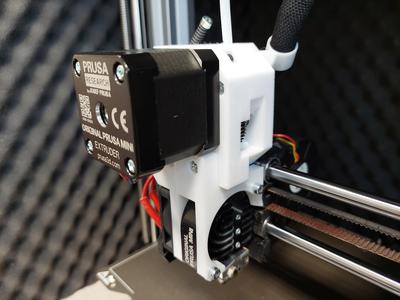 Prusa MINI+ direct extruder mod with original motor and printhead