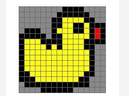 pixel duck