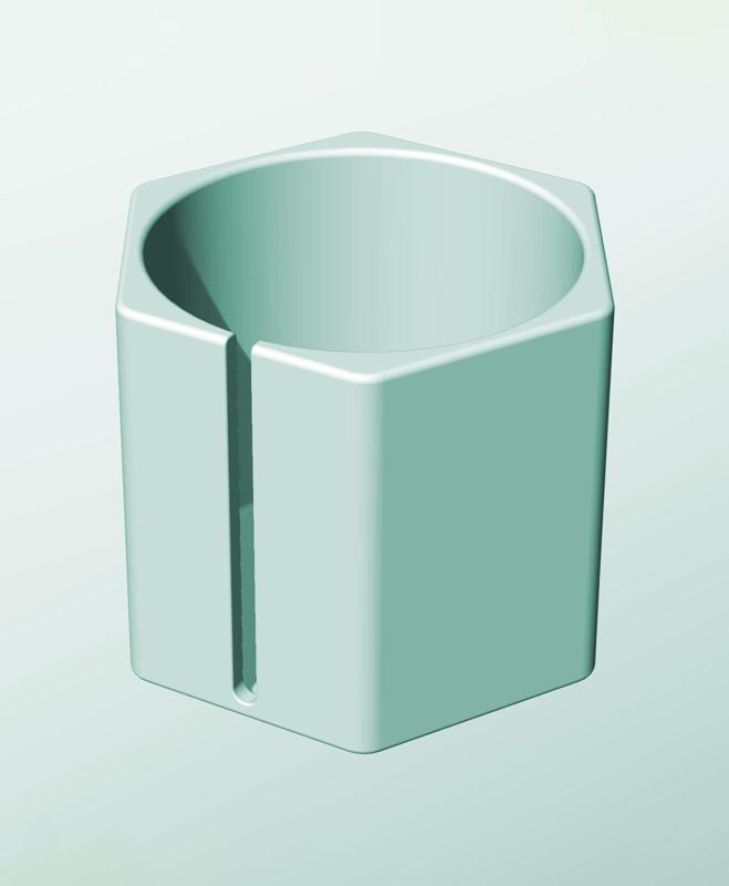CH162-160-S Stackable slotted component box for creative makers