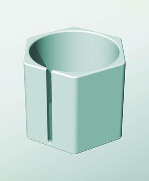 CH162-160-S Stackable slotted component box for creative makers