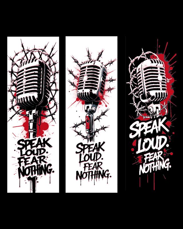 It is time to speak up and not fear - Saying set of bookmarks