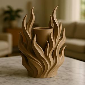Serene Rock Flow Vase