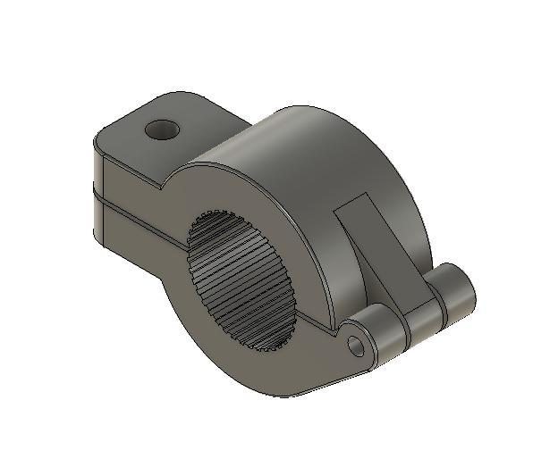 Mount for lights on crash bar