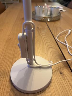 Lamp switch and headphones holder for IKEA Nävlinge Desktop Lamp