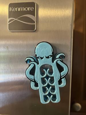 Cthulu Chip Clip with Magnet