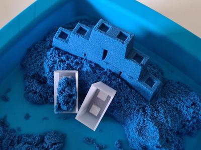 Kinetic Sand Brick Mould