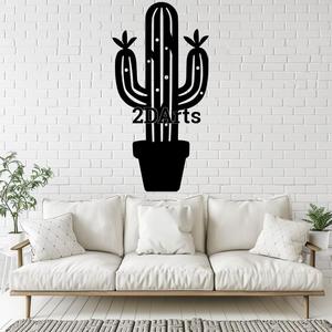 Cactus 2D Wall Art/Window Art STL & SVG File for 3D Printing and Laser Cutting