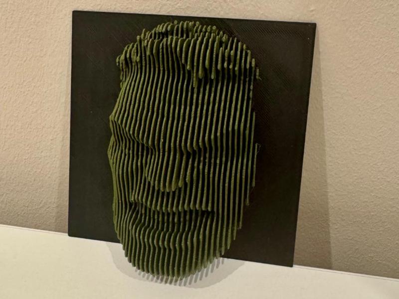 Marvel Hulk Layered Model Sliced Picture 