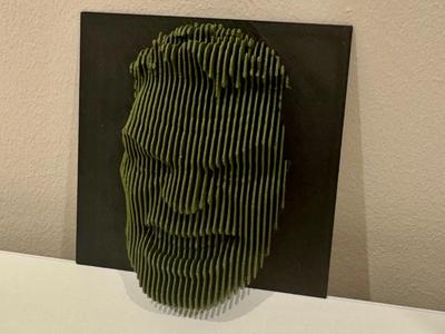 Marvel Hulk Layered Model Sliced Picture 