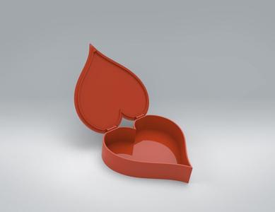 Heart Shaped Hinged Box