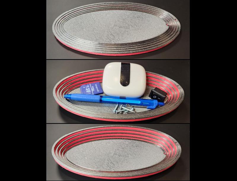 #0173 Spiral Collapsible Catch All Tray [print in place]