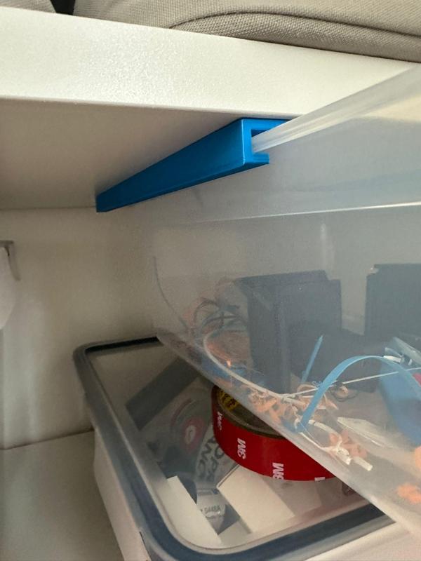 guide rail for IKEA 365 plastic boxes