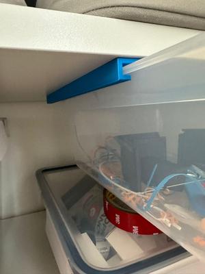 guide rail for IKEA 365 plastic boxes