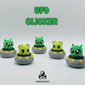 Alien & Cat UFO Clickers