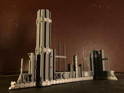 Gothic Urban Ruin 7 Wargame Terrain