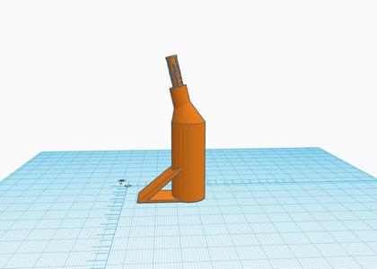 Lego technic pin stand/mount