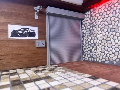 miniature diorama garage entry set 1:18