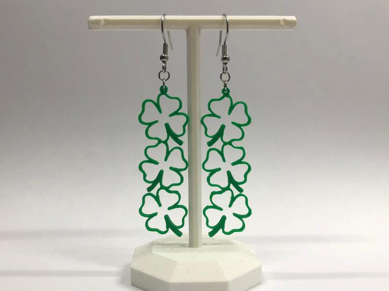 Clovers earrings #2 no AMS, 0.4 mm nozzle