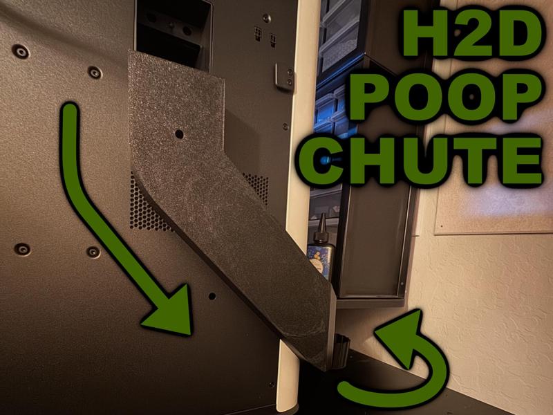 H2D Waste Poop Chute Helter-Skelter
