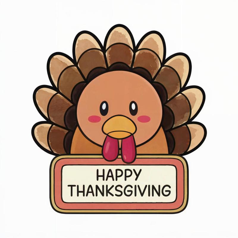 Turkey Thanksgiving Cookie Cutter