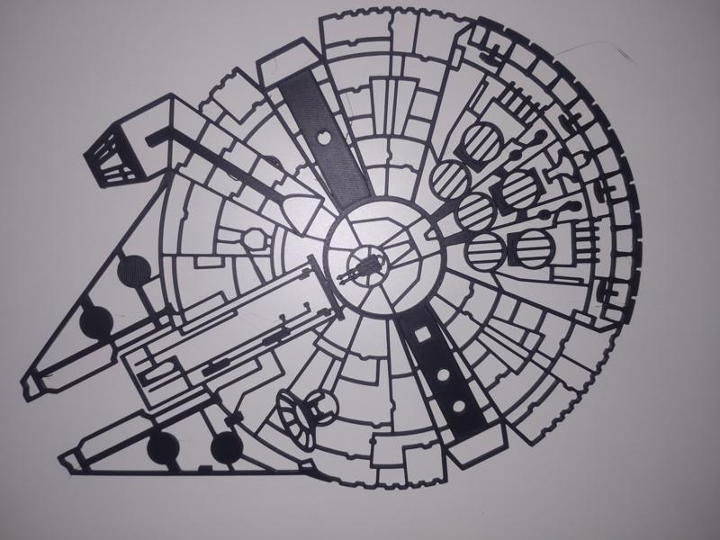 Star Wars Millennium Falcon Wall Decor