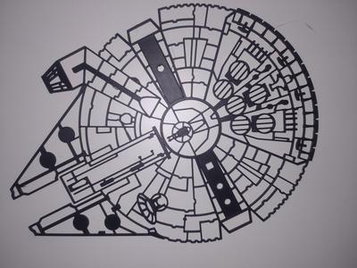 Star Wars Millennium Falcon Wall Decor