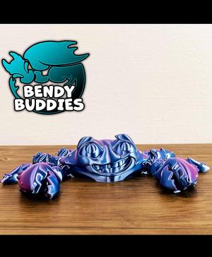 Crabzy Cute Crab / Claw Hugger Articulated / Print-in-Place Water Creature / Sea Ocean Beast 