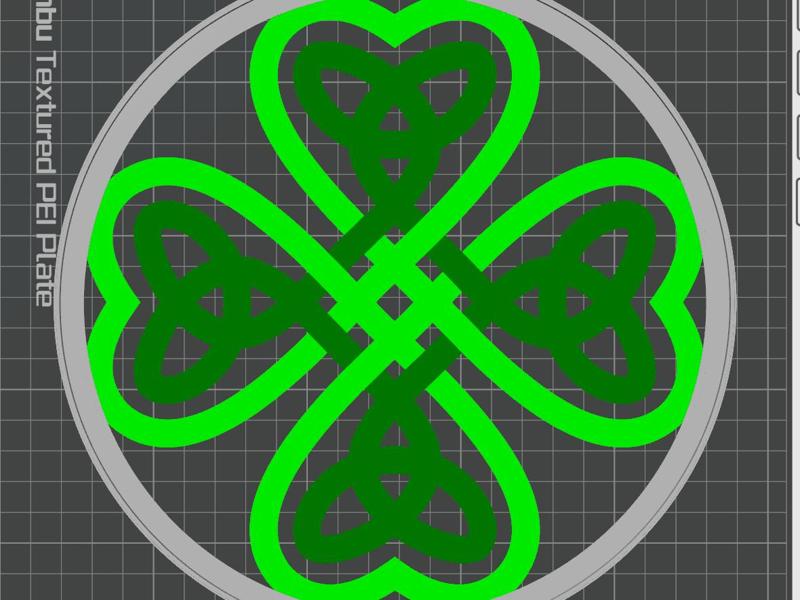 Ring Lamp Cover - Shamrock
