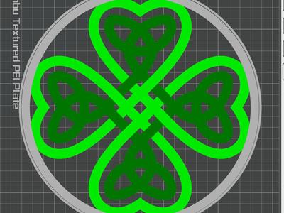Ring Lamp Cover - Shamrock