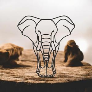 Elephant Line Art - Desktop Line Art