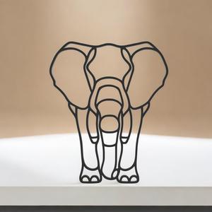 Elephant Line Art - Desktop Line Art