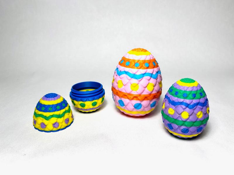 Dragon Easter Egg - 2 SIZES - Halves Unscrew