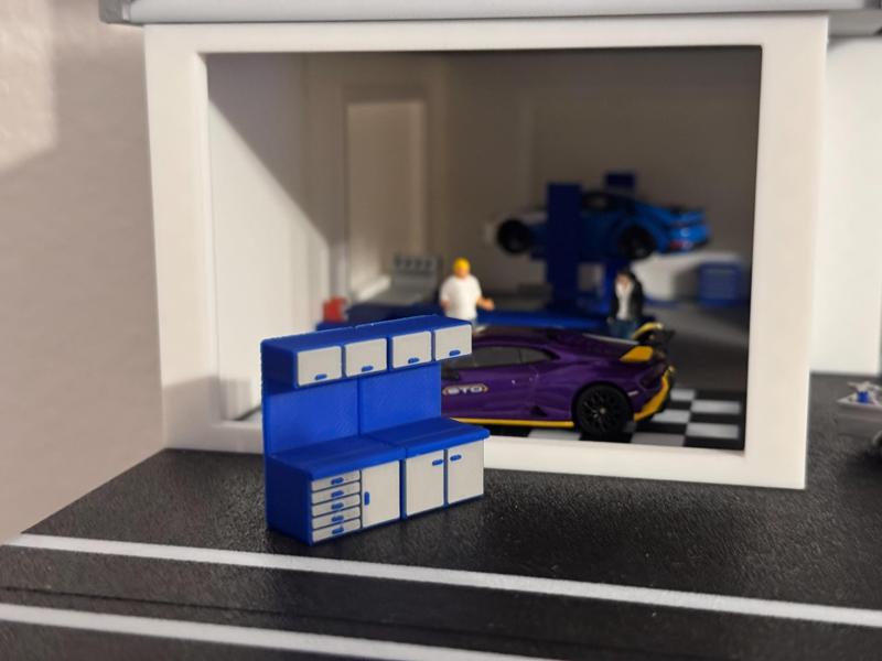 1/64 working table minigt hotwheels matchbox