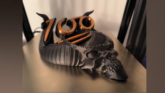 Keepin it 100 Demon Bowl 'Skull King' Series -3D Model Files