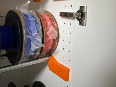 Filament storage brackets for Ikea Sektion