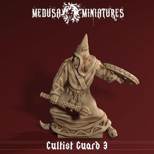 Cult of the Cobra - Cultist guard #3 Macebearer with Shield