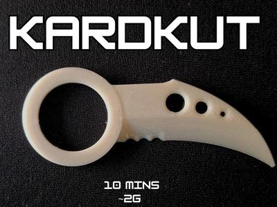 KardKut – Minimalist Box Opener – 10-Minute Print