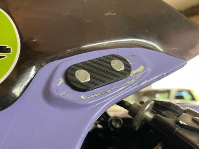 Yamaha R6 Mirror Blockoff Plates