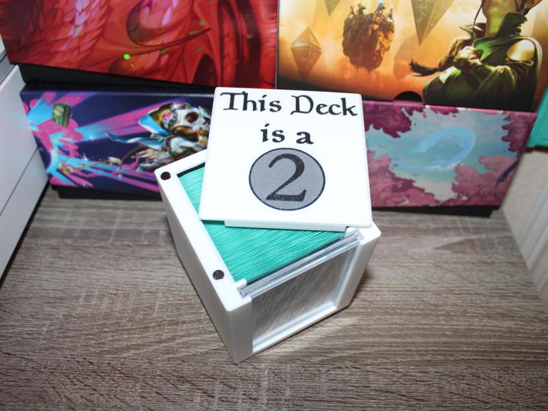MTG EDH Commander Showcase Deck Box - Bracket 2