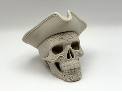 Ornamental Pirate Skull