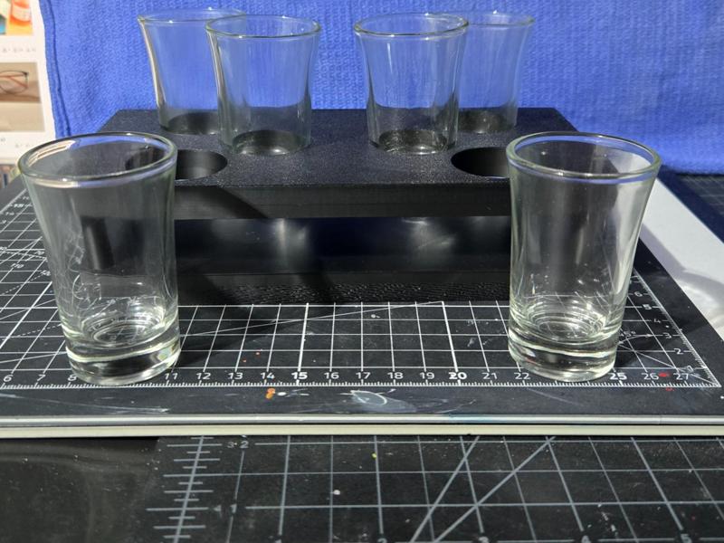 6ct Shot Glass Flight Holder