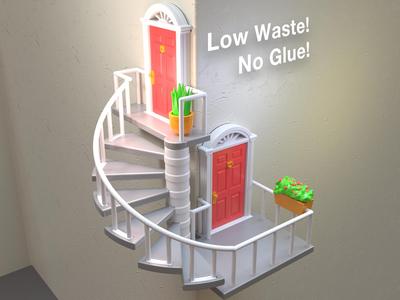 Spiral Stairs Wall Art
