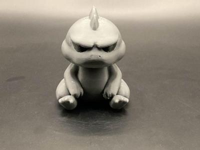 Cute Grumpy Lizard 