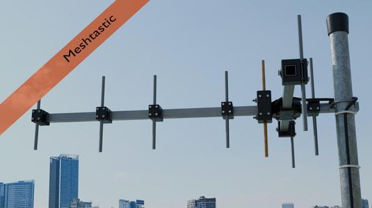 10dB EU (and US) LoRa/Meshtastic/ISM PE5I Yagi Antenna