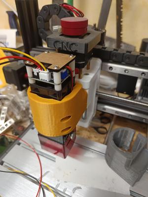 Modular 40mm laser holder for CNC3018