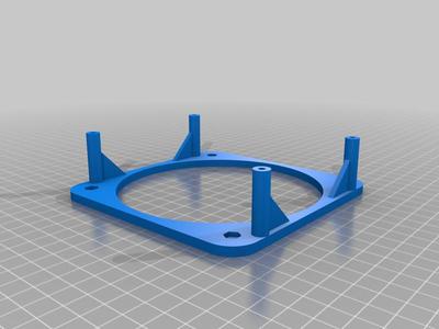 BTT Octopus DIN support with 120 fan
