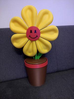 Flower moneybox