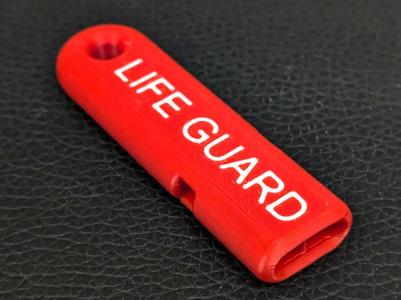 Beach whistle with keychain, very loud