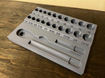 Craftsman SAE & Metric Socket Organizer