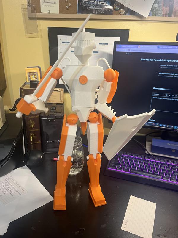 Poseable Knight Action Figure